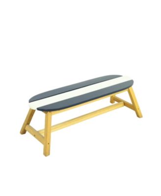 Streamdale Naturally Playful Kids Picnic Table with Umbrella, Indoor/Outdoor Toys-Dark Blue