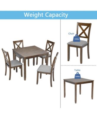 Streamdale Modern 5-Piece  Dining Set