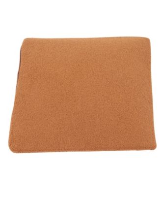 Cream White 2-in-1 Pet-Friendly Sherpa Armchair with Lumbar Pillow