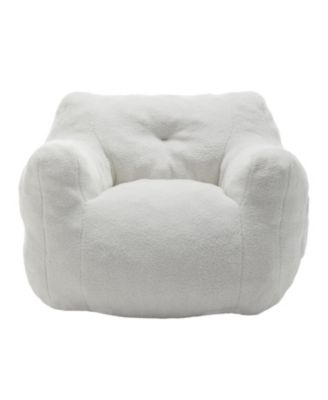 Bean Bag Sofa Chair with Armrests, High-Density Foam, Comfy for Living Room/Bedroom