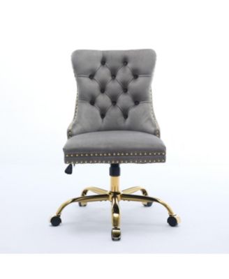 A&A Modern Velvet Home Office Chair