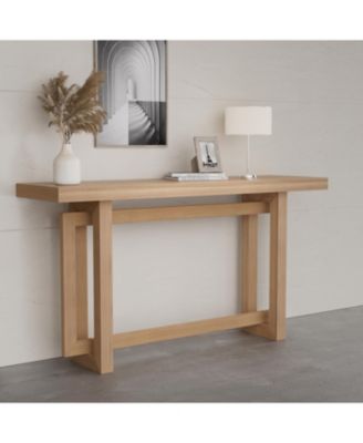 MDF Console Table - Narrow Entryway/Hallway - OAK