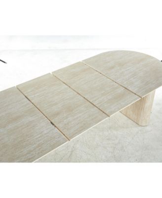 MDF Pedestal Dining Table - Modern Style for 4-6