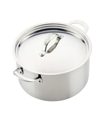 EverLast Stainless Steel Tri-Ply Clad 8QT Stock and Sauce Pan, Macy's Exclusive