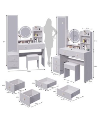  Chic Vanity with LED Lights and Video Guide