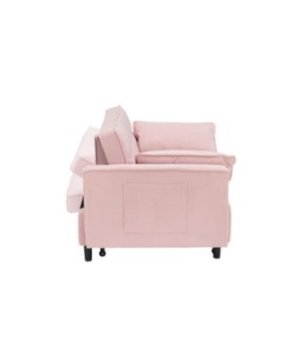 Breathable Modular Sofa Bed with Metal Legs