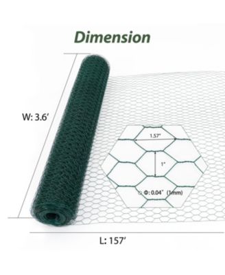 Galvanized Hex Chicken Wire for Garden and Coop