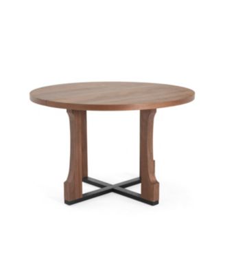 48" Round Farmhouse Dining Table - Seats 4