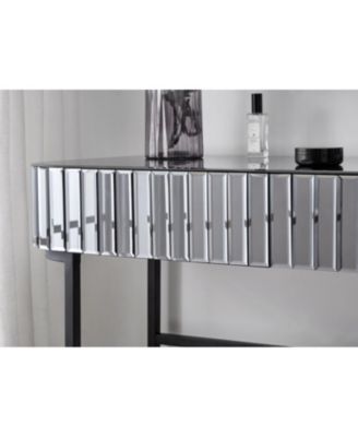 + Vanity Table + Stainless Steel + Mirrored + Drawers