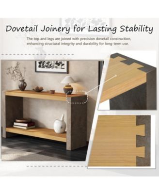 Industrial Console Table