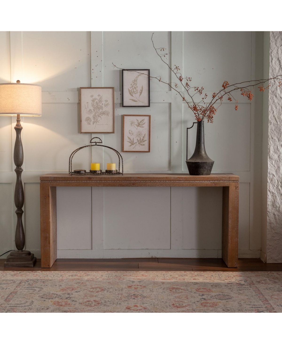 Streamdale Furniture Retro Narrow Console Table