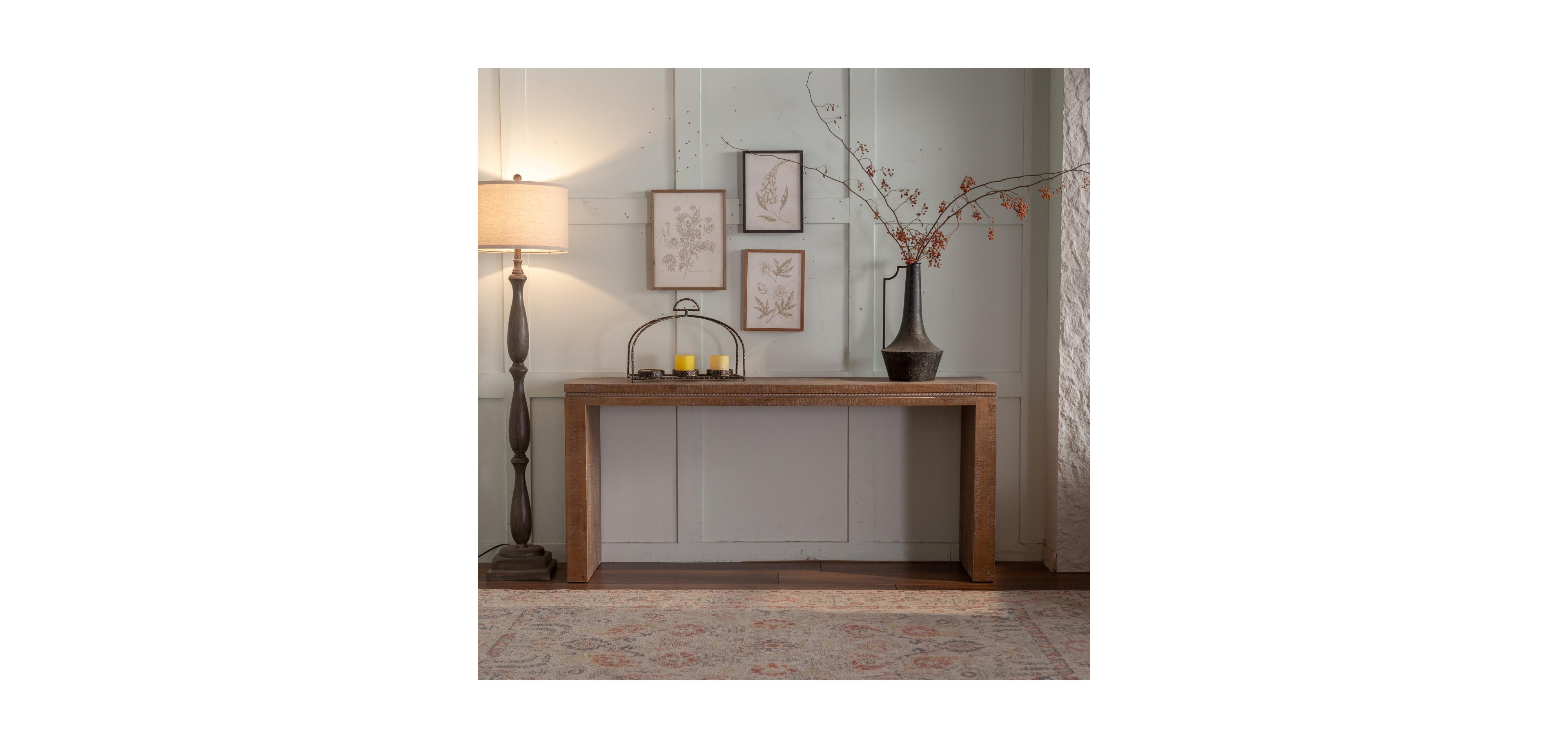 Streamdale Furniture Retro Narrow Console Table