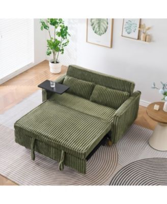 Pull-Out Sofa w/ Tabletop & USB