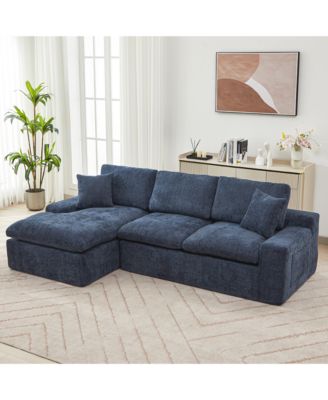  Cloud Sectional Sofa 107.9" Blue