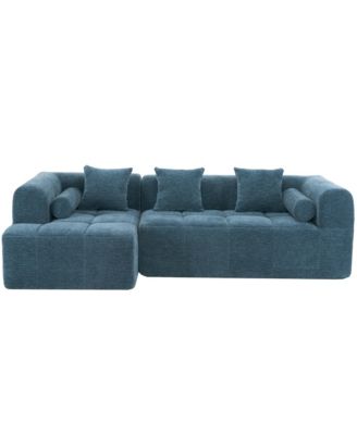 + Sectional Sofa (Modular) + Fabric + Deep Seating & Pockets + Couch