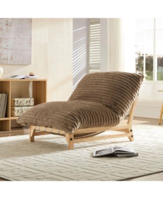 Corduroy Accent Armless Sofa