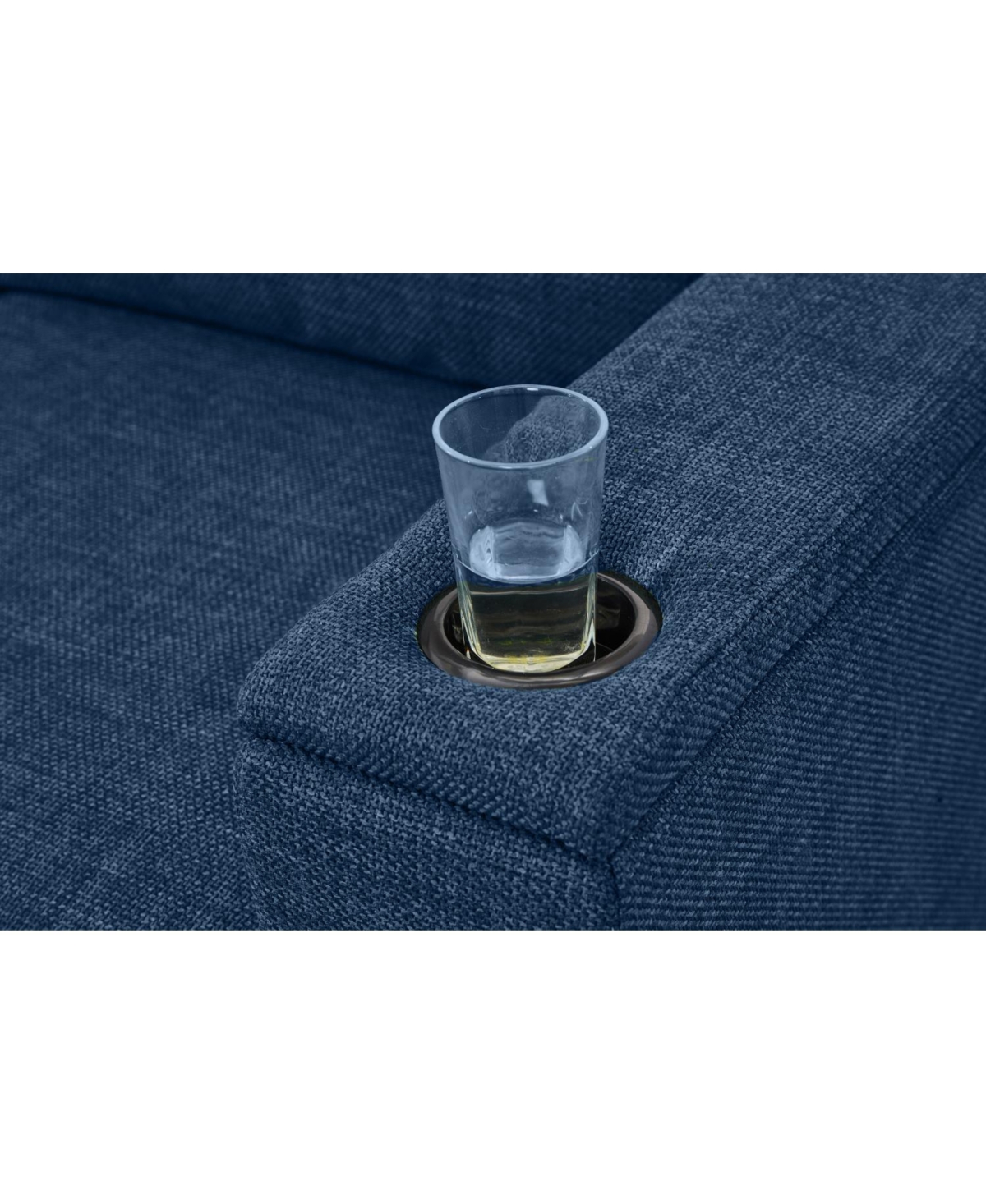 Streamdale Furniture Modern Sofa with Cup Holder & Storage