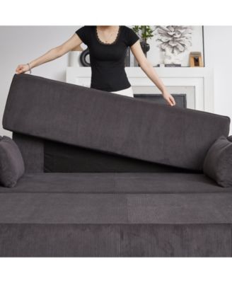 Streamdale 66" Sleeper Sofa Bed - 3-in-1 Adjustable Pullout with Pillows