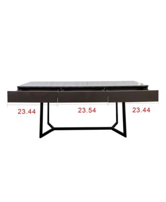 Modern Black 70.87" Computer Desk, Study & Work Desk, Y-Shaped Metal Legs