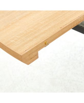 120/160x120x75cm Extendable Dining/Office/Coffee Table, Metal Leg, MDF Top