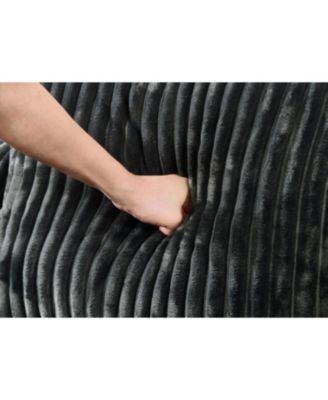 120" U-Shaped Sofa w/ Console Table, USB Ports & Pillows