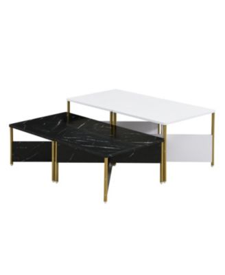 Modern Nesting Coffee Tables - Mid Century Square Set