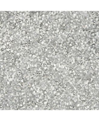 Mirrored Crystal End Table - Modern Accent Side Table