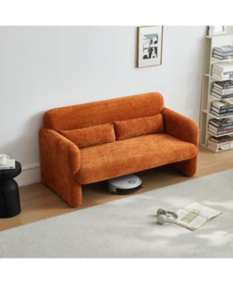 59" Velvet Sofa Loveseat - Modern Couch for Living Room