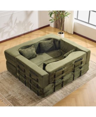 71" Folding Sofa Bed - Plush, High-Density Foam