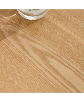 Modern Oval Drum Coffee Table - 47.24 Inch, Natural