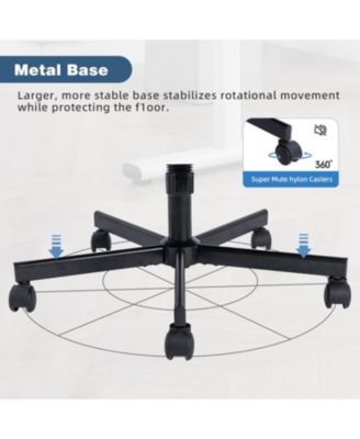 Streamdale Modern Linen Blue Criss Cross Office Chair - Product Details