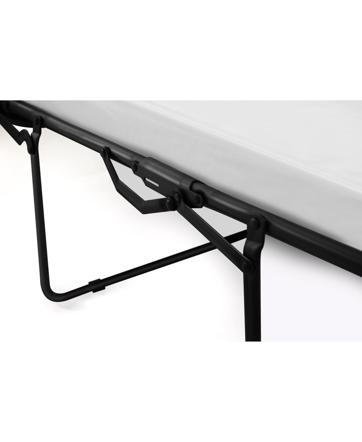 Streamdale Furniture Sleeper Sofa Bed, Pull Out Couch, 2-Seater Linen Convertible Sofa, Dark Gray