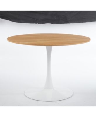 42.1" Oak Tulip Dining Table (Seats 4-6)