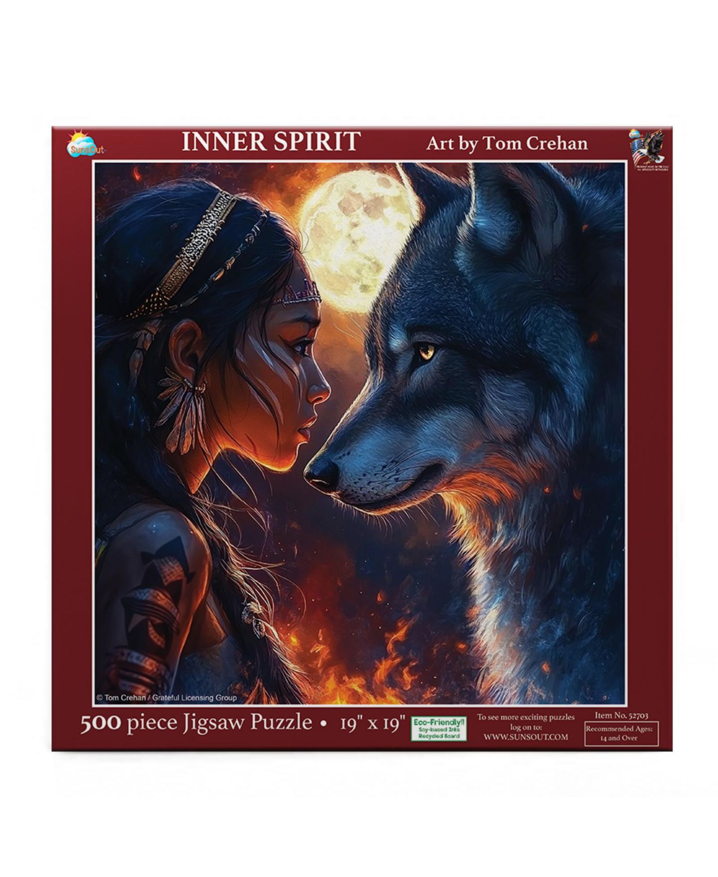Детский пазл SunsOut Inner Spirit 500 piece Jigsaw Puzzle for Adults — фото 2