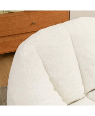 Streamdale Tufted Bean Bag Chair with Memory Foam Filling