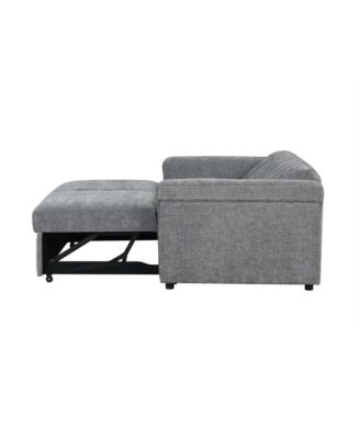 Convertible Soft Cushion Sofa Pull Bed, for Two People to Sit On
