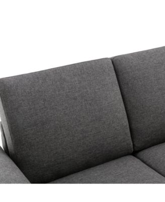 Streamdale 57.9" Pull Out Sofa Bed Loveseat Sleeper with Twin Size Memory Mattress with Two USB Ports for Living Room Spaces