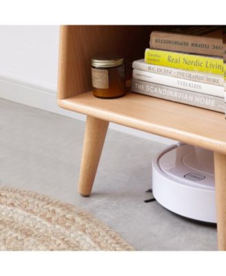 Streamdale European Beechwood Bedside Table Modern, Nordic Storage Cabinet