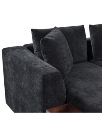 93.7" L-Shaped Sectional Sofa with Storage