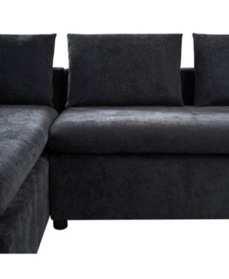 93.7" L-Shaped Sectional Sofa with Storage