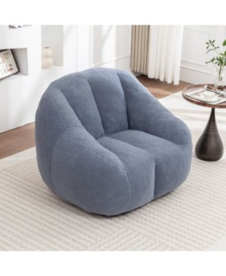 Tufted Bean Bag Chair with Memory Foam