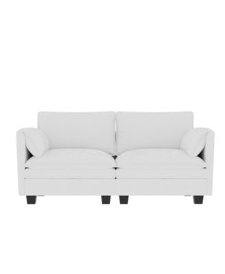 74" Loveseat Sofa - Mid Century Modern Couch for Small Spaces