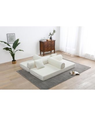 Convertible Corduroy Sleeper Sofa Bed