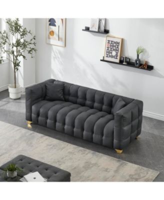 Tech Fabric 3-Seat Sofa- 80" Long, Waterproof, Stain & Cat-Proof