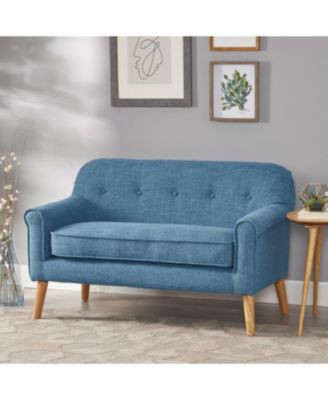 Tufted Two-Seater Loveseat- Mid-Century Modern Elegance