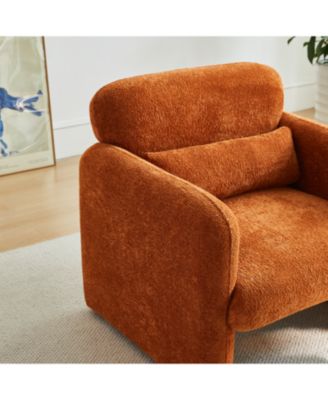  34" Velvet Sofa - Modern Single Couch for Small Spaces