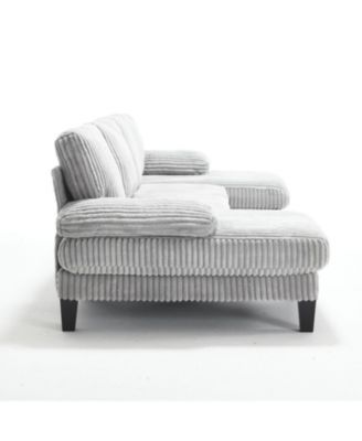 U-Shaped Sofa with Double Chaise, Oversized 4-Seat Couch