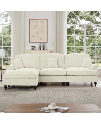 Streamdale Mid Century Modular Sectional Sofa with Ottoman