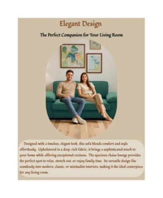 Green Velvet 79" Storage Loveseat - Modern Small Space Sofa