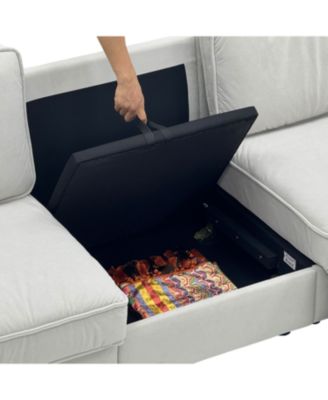 Streamdale L-Shaped Sectional Sofa with Hidden Storage